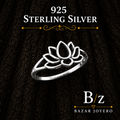 925 Sterling Silver Lotus Flower Ring